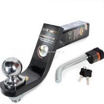 WAKE카라반 트레일러 인치별 콜로라도 미국식 견인 장치 마운트 볼 포함 50mm, 4인치 잠금ml, 1개