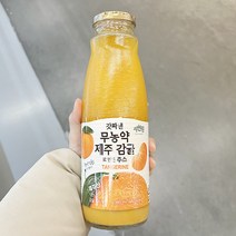 갓짜낸 무농약 제주감귤로 만든주스 980ml x 1개, 아이스박스포장