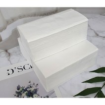 화장실 천연펄프 실크 핸드타올 천연펄프 페이퍼타올 종이 티슈 업소용, 100매, 6개