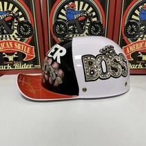 야구 헬멧 경량 유소년 프로 골드 검투사 야구 오토바이 레트로 승마 스쿠터 맞춤형 모자, 6, XL