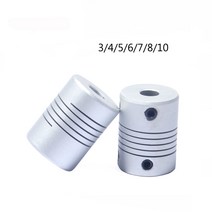 4pcs CNC D19L25 모터 턱 샤프트 커플러 3mm 10mm 유연한 커플 링 OD 19x25mm 도매 Dropshipping 3/4/5/6/7/8/10mm|축 커플링|, 단일, 1개, 5 x 6