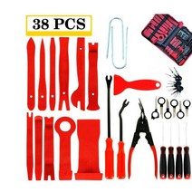 38Pcs/set Car Disassembly Tool Audio Removal Trim Panel Dashboard Car DVD Player Auto Removal Audio, 04 38Pcs