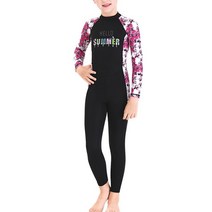 스쿠버다이빙슈트 어린이 잠수복 수영 전체 여름 서핑 블랙 S, 05 BlackXXL