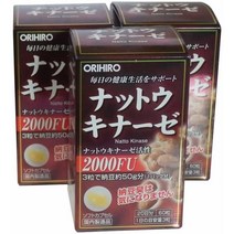 일본 나토키나아제 낫토키나제 오리히로 캡슐 60캡슐 3박스, 기본, 2kg