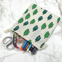 MARKET.MR_ 복조리 더스트백 조리개파우치 중 면파우치 조리개파우치 복조리파우치 린넨파우치 더스트백