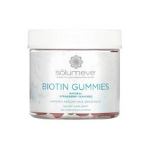 Solumeve 솔루메브 비오틴 젤리 딸기맛 100 구미, 1개, 기본