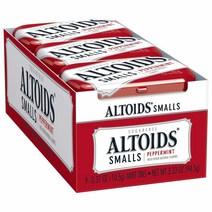 Altoids 알토이즈 페퍼민트 브레스 민트 10g 9개입 x3팩 Smalls Peppermint Breath Mints, 3개