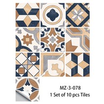 재활용스티커 유리창트리 투명스티커제작 28 스타일 보헤미안 타일 바닥 벽 스티커 주방 욕실 거실 내마모성 홈 데코 아트, [05] MZ-3-078