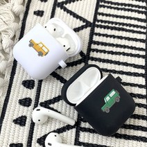 [바보사랑] [호환용] 벼기 뛰뛰빵빵 에어팟케이스, 색상선택:아이폰SE2 / 디자인선택:초록