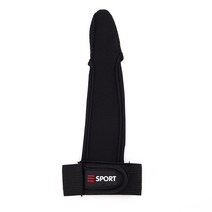 편안한 손가락 방패 안티 슬립 단일 손가락 낚시 장갑 착용하기 쉬운, 검은색