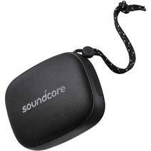 SounDCore Anker Icon Mini 폭발음이 있는 방수 블루투스 스피커 IP67 (블랙), black
