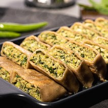 토박이 산나물 메밀전병 강원도산 곤드레나물과 취나물을 생대파 생부추와 함께 정성스럽게 만든 강원도식 별미 설 선물세트, 산나물메밀전병2팩