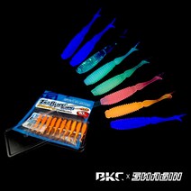 백경 스웨긴 투블럭 웜 SG-501 볼락 전갱이 루어 축광 케이무라, 07 오렌지글로우