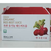유기농 레드비트즙 80ML x 90개 비트즙 레드비트 비트주스 유기농레드비트 HACCP인증, 90포