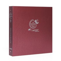 [이콘앨범] 바인더 6가지 컬러 백지포켓 흑지접착 백지접착 사진 포토, 01.솔리드-와인, a.백지접착50매