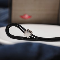 미니멀 빈티지 볼로타이 네모 와이어 심플 슬링타이 로프타이 루프타이 보타이