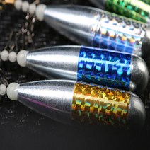 루웍스 3단싱커 30호 35호 40호 문어싱커 루어낚시, 2번(초록-파랑-분홍)