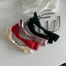 리본머리띠 파티머리띠 리본끈머리띠 포인트머리띠 제니 기본머리띠 머리띠 제니머리띠 리본, 색상_레드