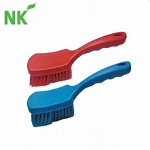 넓은다용도솔 짧은손잡이 교차오염 방지 소규모 해썹 청소도구, 초록