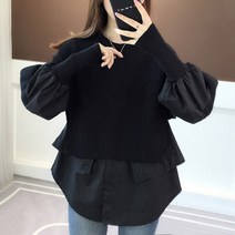 대박난박양 니트 더블 탑