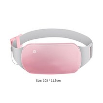 복부 온열기 찜질기 히팅벨트 USB충전식 온수 발 생리 온열 패드 따뜻한 Palac 뜨거운 허리 벨트 생리통증, [02] Pink Only Heating