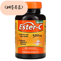 아메리칸헬스 중성 비타민 C 에스터 1000mg 90개입 칼슘 이뮨, 1개, 90개