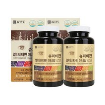 종근당 슈퍼비젼 멀티비타민 미네랄 12개월분 츄어블 종합, 멀티비타민 미네랄 12개월