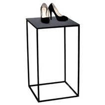 [VF-28]프리미엄철재스텐딩사각프레임 /진열대 인테리어 선반 스틸 협탁 전시다이 촬영 소품 전시회 사각 미니 보조 사이드 테이블 백화점 매장 디피 가방 신발 디스플레이