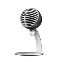 SHURE MV5-LTG 콘덴서마이크 아이폰 PC 태블릿 녹음 줌화상회의, MV5-G-LTG