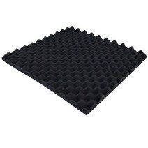 acoustic foam panel sound stop 스폰지 흡수 스폰지 스튜디오 ktv 방음 decora o 3d wall 스티커 floor wall decoration, 검은색