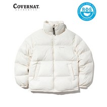 COVERNAT [셀럽아우터] 20FW RDS 덕다운 숏 패딩 점퍼 오프화이트
