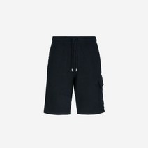 [New Best] C.P. 컴퍼니 라이트 플리스 카고 쇼츠 블랙 - 22SS Company Light Fleece Cargo Shorts Black 401758