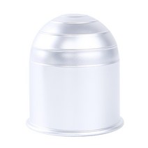 견인고리 자동차스트랩 트레일러 액세서리 50mm 볼 헤드 커버 토우 바 캡 보호, [02] Silver