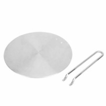 고출력 하이브리드 인덕션스테인레스 스틸 요리 플레이트 24cm 히트 디퓨저 컨버터 전기 인덕션 쿠커 주, 한개옵션1, 한개옵션0