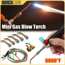 산소 용접기 세트 휴대용 미니 가스 블로우 토치 납땜 아이언 건 아세틸렌 쥬얼리 버너, 01=A