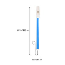 대나무 피리 악기 슬라이드 휘파람 장난감 프리미엄 슬라이드 휘파람 내구성 슬라이드 휘파람, 파란색