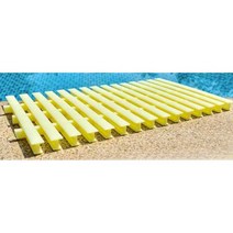 수영장 트렌치 커버 배수 플라스틱 그레이팅 그레이팅, 30CM 옐로우 발판