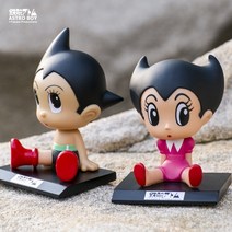 우주소년 아톰 차량용 피규어 흔들 인형 자동차 대쉬보드 장식, 1개