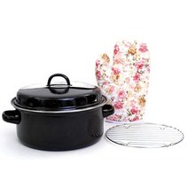 키친아트 직화 냄비 장갑 사은품 24cm 군고구마 오븐 군밤 솥 구이 굽는 팬 고구마