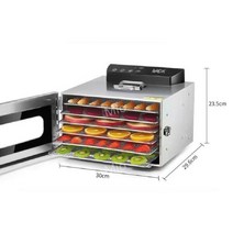 식품건조기 고추 과일 야채 애견간식 가정용 업소용 소형 대형 건조기, 6단 28.5x20CM