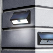 나눔조명 태양광 센서등 계단등 태양열 정원등 LED 조명 감지등 외부 벽등 현관, 태양광 45PLUS 감지 벽부등(고급형)