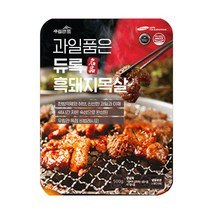 과일품은 듀록 흑돼지 양념 목살, 2개, 500g