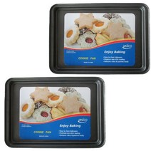 Unico 2 Pack Cookie Pan - Measures - 14.6inx10.2inx.6in - Premium Non-Stick Baking Pan Heavy-Gauge A, 1