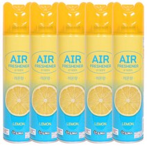 산도깨비 공기청향제 레몬향 300ml 방향제, 5개