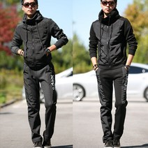 에킨 우븐 짚스 일자 트레이닝복세트 L~2XL 후드집업세트 츄리닝 운동복 빅사이즈