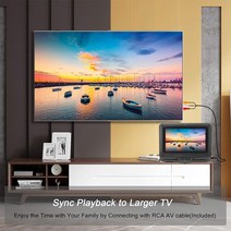 DVD플레이어 ODD 휴대용 외장 연결 13 인치 HD 휴대용 DVD 플레이어 모바일 디지털 멀티미디어 TV EVD 라, 한개옵션0