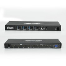 TESmart 티이스마트 HMS0404A30 4x4 HDMI 매트릭스 스위치, 1개