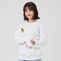 키밍 귤 오렌지 제주 맨투맨 후드티