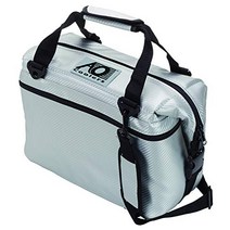 AO Coolers (에오 쿨러) 12 팩 카본 소프트 쿨러 실버 방오 경량 보냉 쿨러 박스 AOCR12SL (일본 정규품)