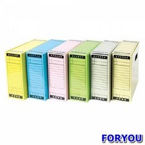 ForU861 모든오피스 문서보관상자 A4 연두 박스 80개 화일 바인더 사무용품